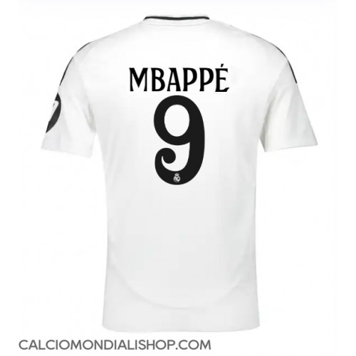 Maglie da calcio Real Madrid Kylian Mbappe #9 Prima Maglia 2024-25 Manica Corta